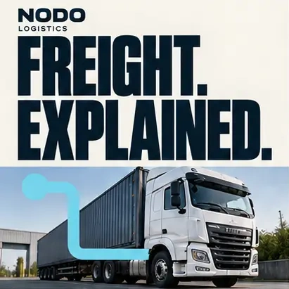 Nodo Logistics-ის სოციალური პოსტი 1: გადაზიდვა. გასაგებად.