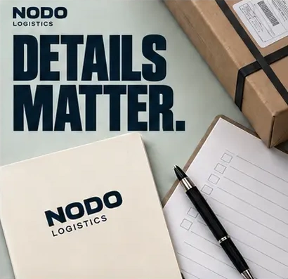 Nodo Logistics-ის სოციალური პოსტი 6: დეტალები მნიშვნელოვანია.