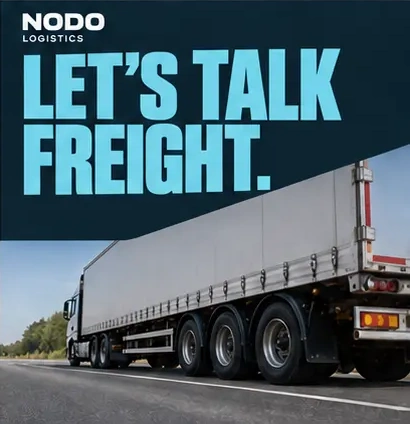 Nodo Logistics-ის სოციალური პოსტი 9: ვისაუბროთ გადაზიდვაზე.